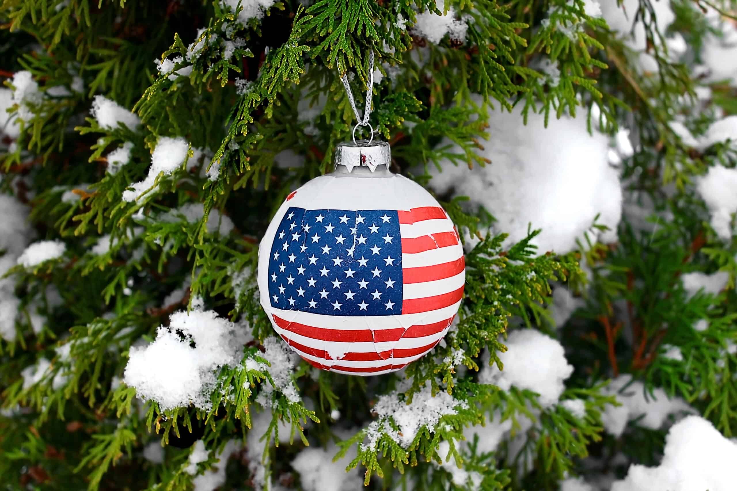 american flag ornament