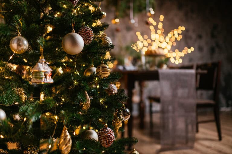 Christmas tree with ornaments